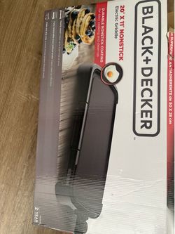 Black decker NONSTICK GRIDDLE MOVING SALE