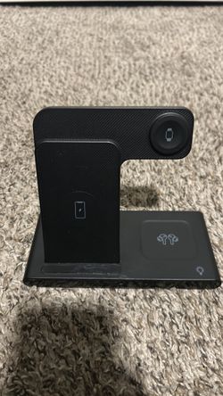 Phone, AirPod and Apple Watch stand