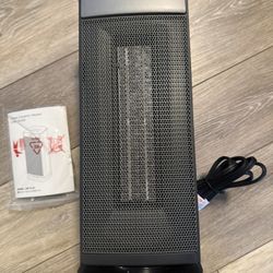 Space Heater With Remote, Rotating Heater, With Timer