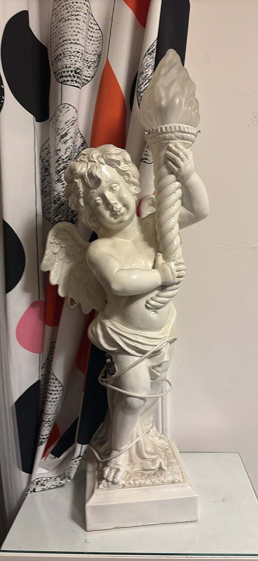 Baby Angel Statue Light Pair