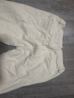 Brandy Melville White Corduroy Pants