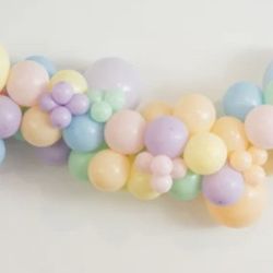 Grab & Go Pastel Balloon Garland 