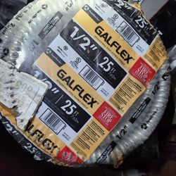 Galflex Reduced Wall Steel (RWS) flexible metal conduit, 1/2 inch by 25 feet. 