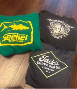 Men’s size large hoodies. All for $6