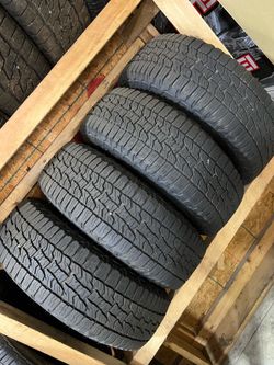 (4) 235/75/15 Falken Wildpeak All Terrain tires