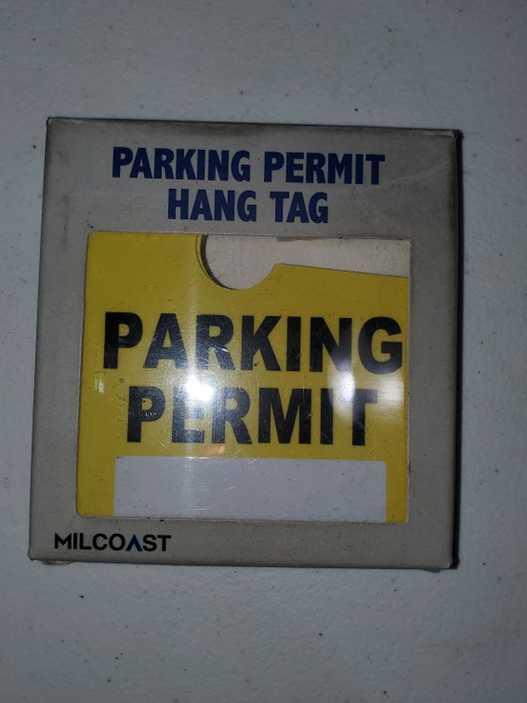 Parking Permit Tags