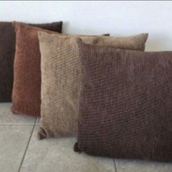 Sofa Pillows, 24" x 24", zippered, $7 each