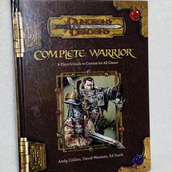 2003 Hasbro D&D 3E Dungeons and Dragons Complete Warrior Handbook Hardcover