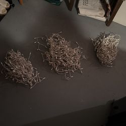 White Outdoor Christmas Tinsel Lights 3 Strands