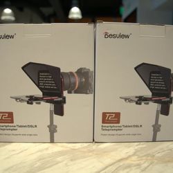 Desview T2 Teleprompter for Smartphone/Tablet/DSLR 60$ each (Brand New!)