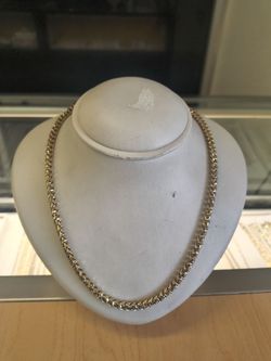 10k solid gold necklace 74 grams 20 Long layaway available 10% down if you interested please make sure you ask for Maribel thank you
