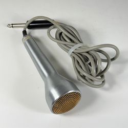 Vintage 1960s Sonotone CM-11 Space-Age Ceramic High-Impedance Wired Microphone