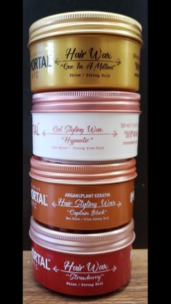 Immortal NYC Hair Styling Wax Variety For Sale At An Amazing Price For Barber, Stylist, Salon, Cosmo, Student