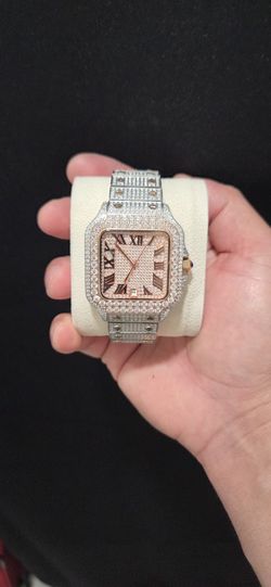 Ice Out Watch VVS1 Moissanite