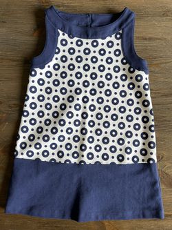 New Gymboree Dress Girls Sz 5 Navy Blue 