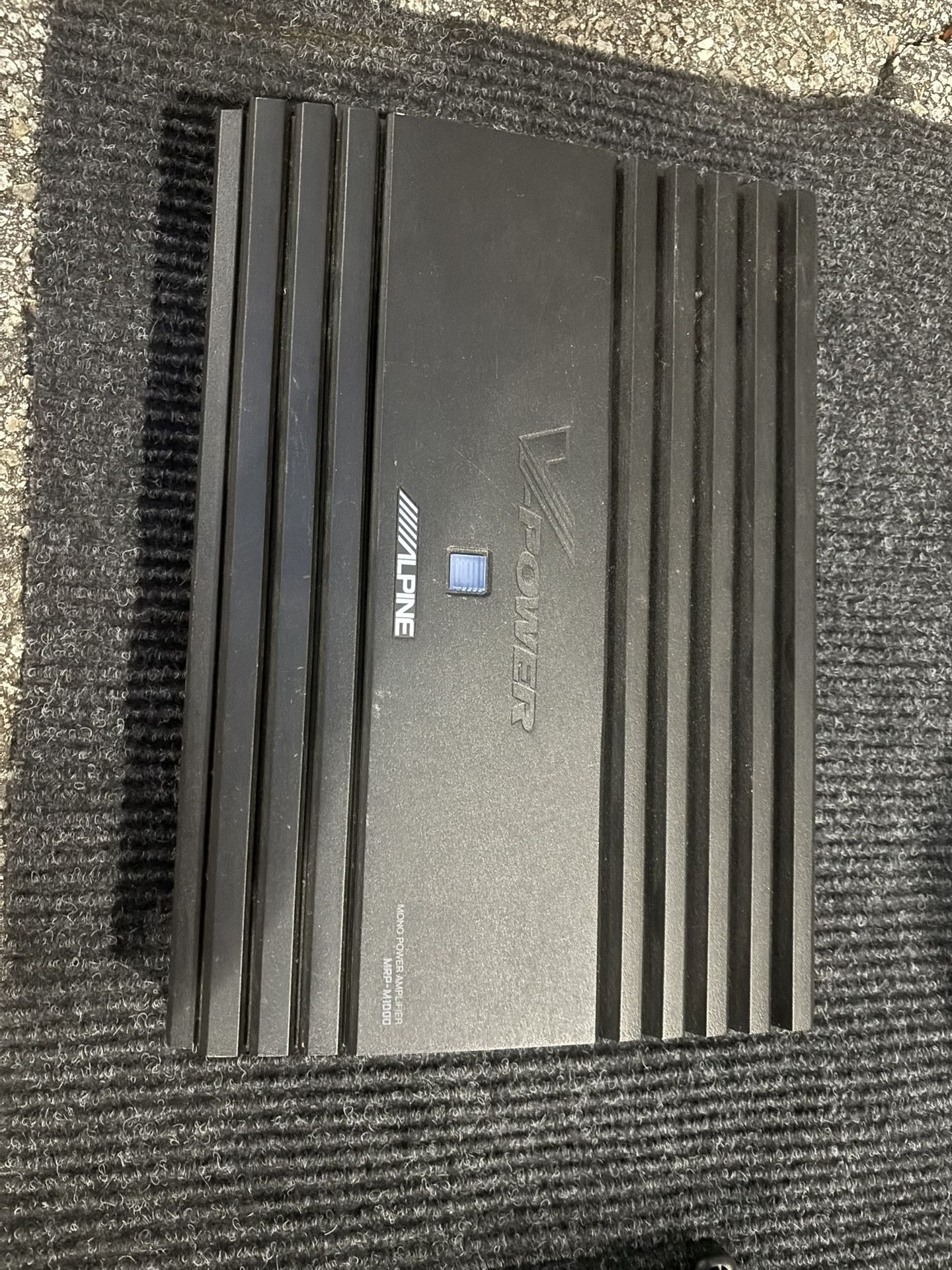Alpine Power Amplifier And MTX Thunder 405