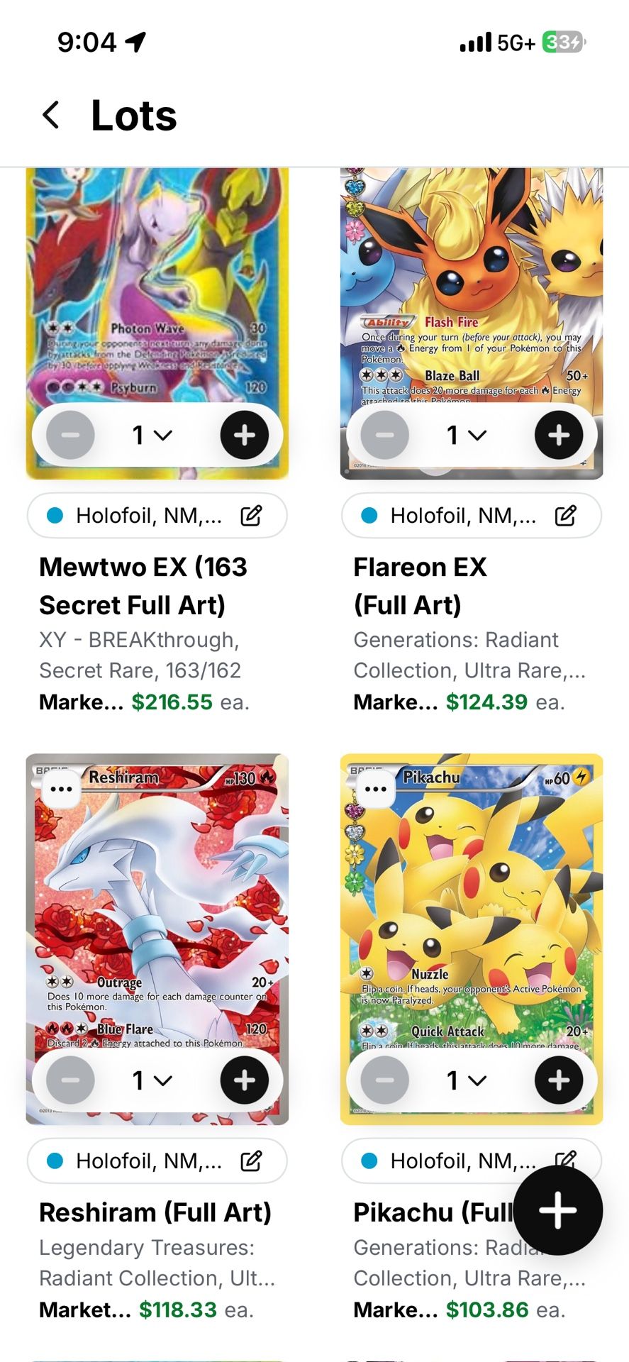 Pokemon Cards For Sale