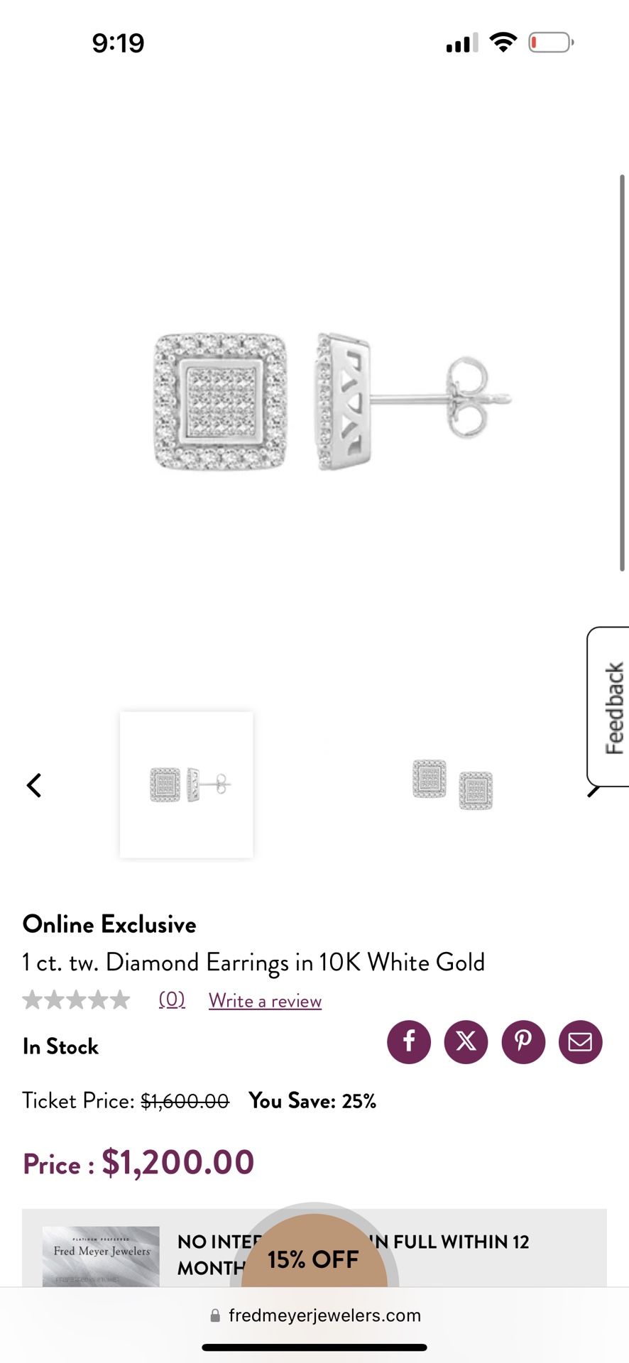 Diamond Earrings