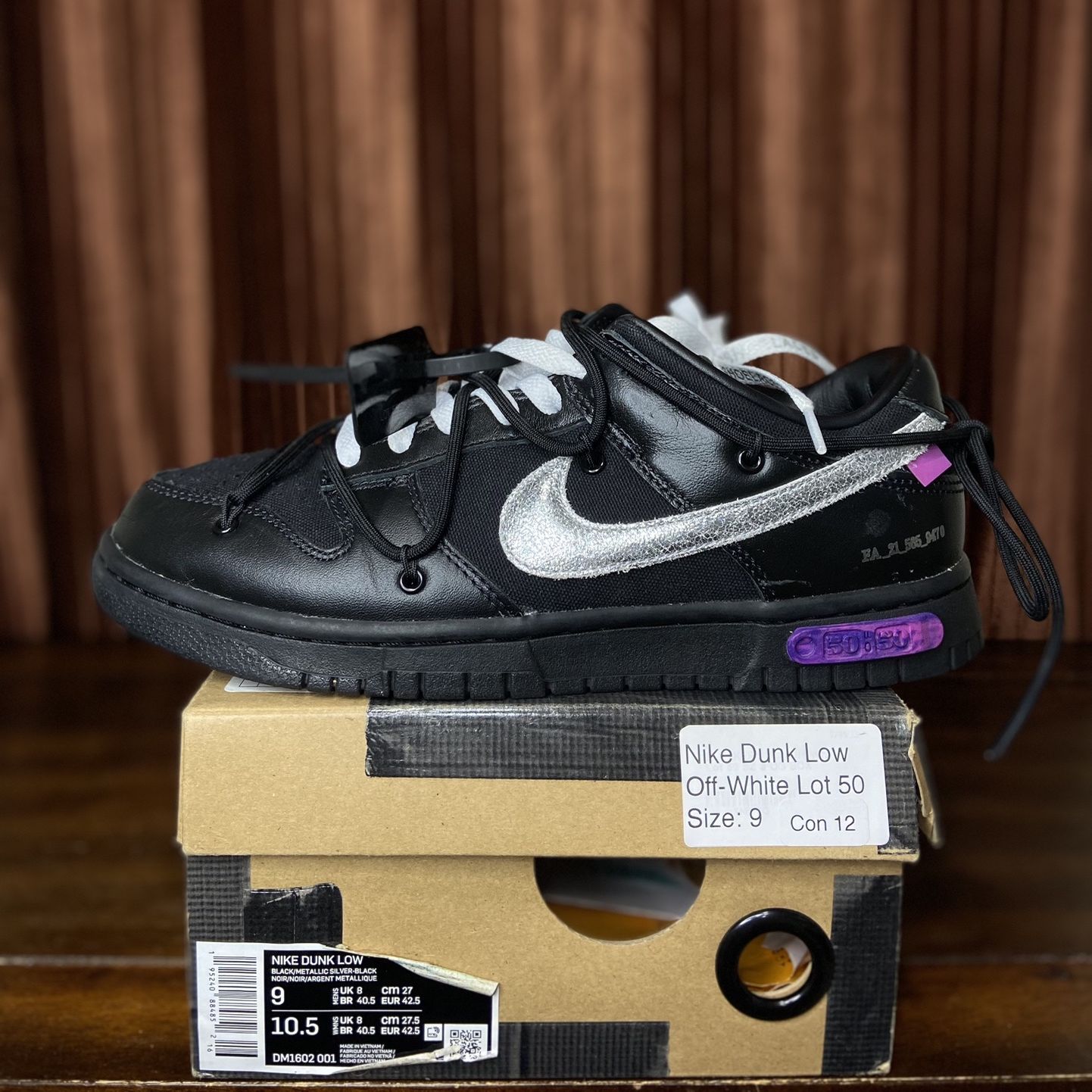 Off white nike noir deals