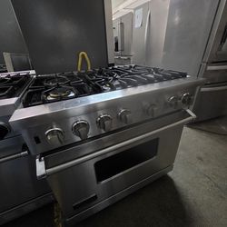 36" VIKING GAS RANGE STAINLESS STEEL