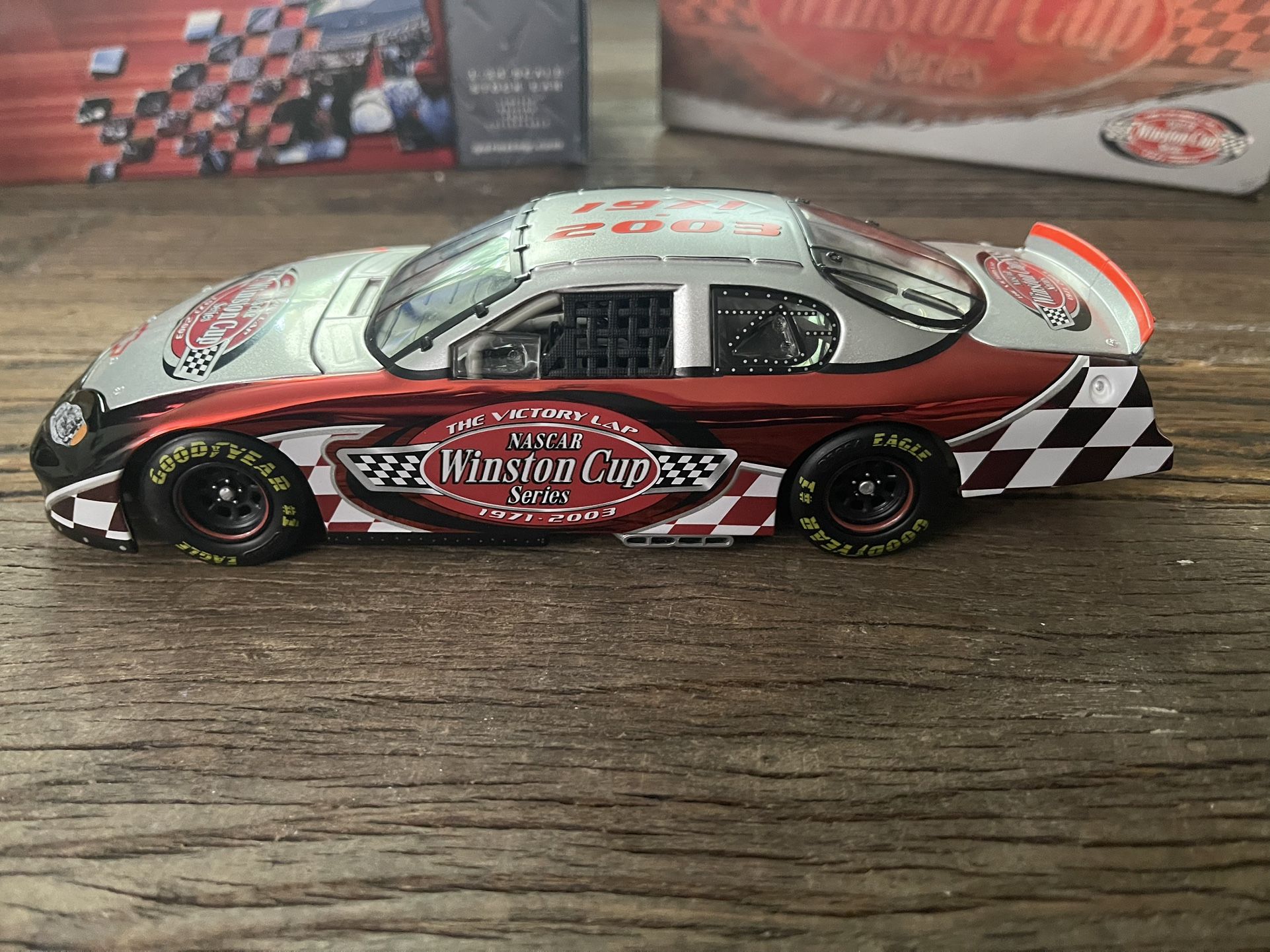 1:24 the victory lap commemorative car.
