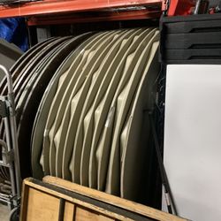 Round And Rectangular Wood Tables 