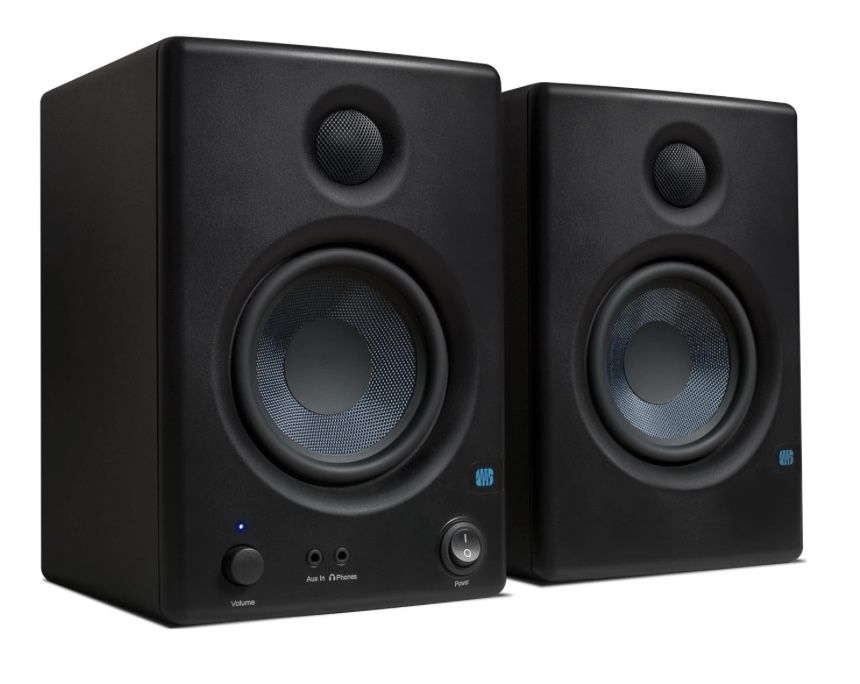 PreSonus Eris E4.5 50W 2-Way Near Field Studio Monitors Bundle, Pair - Black