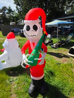 Blow up Christmas decorations
