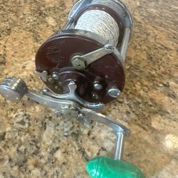 VINTAGE PENN SQUIDDER NO. 140 FISHING REEL WITH ALUMINUM SPOOL