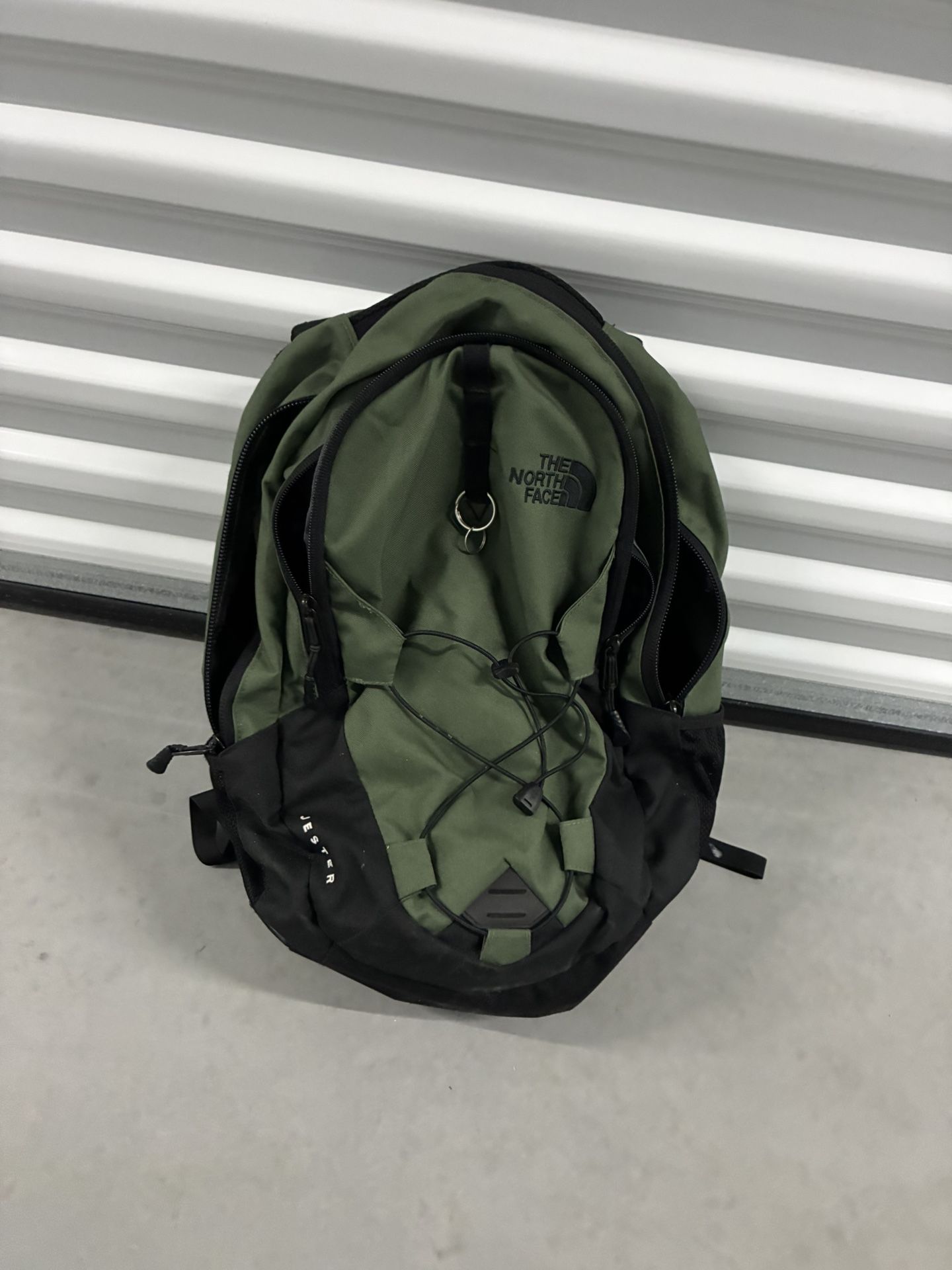 Northface Jester Backpack Green/Black