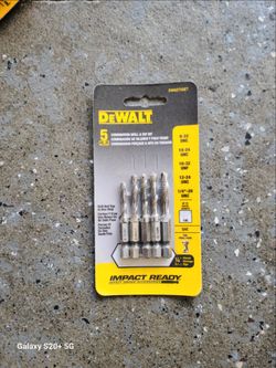 Dewalt assorted standard tap and drill set