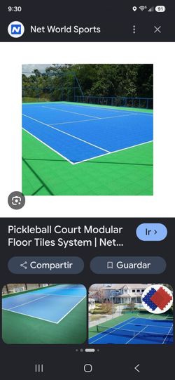 Pickleball Court Modular Floor Tiles System