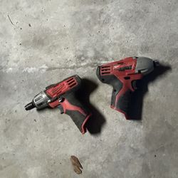 M12 Milwaukee Drill And Impact 