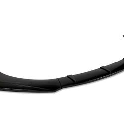 Universal Painted BLK Front Bumper Protector Body Kit Splitter Spoiler Lip 3PCS -(2-PU-688-PBK