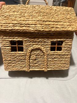 Target woven house storage