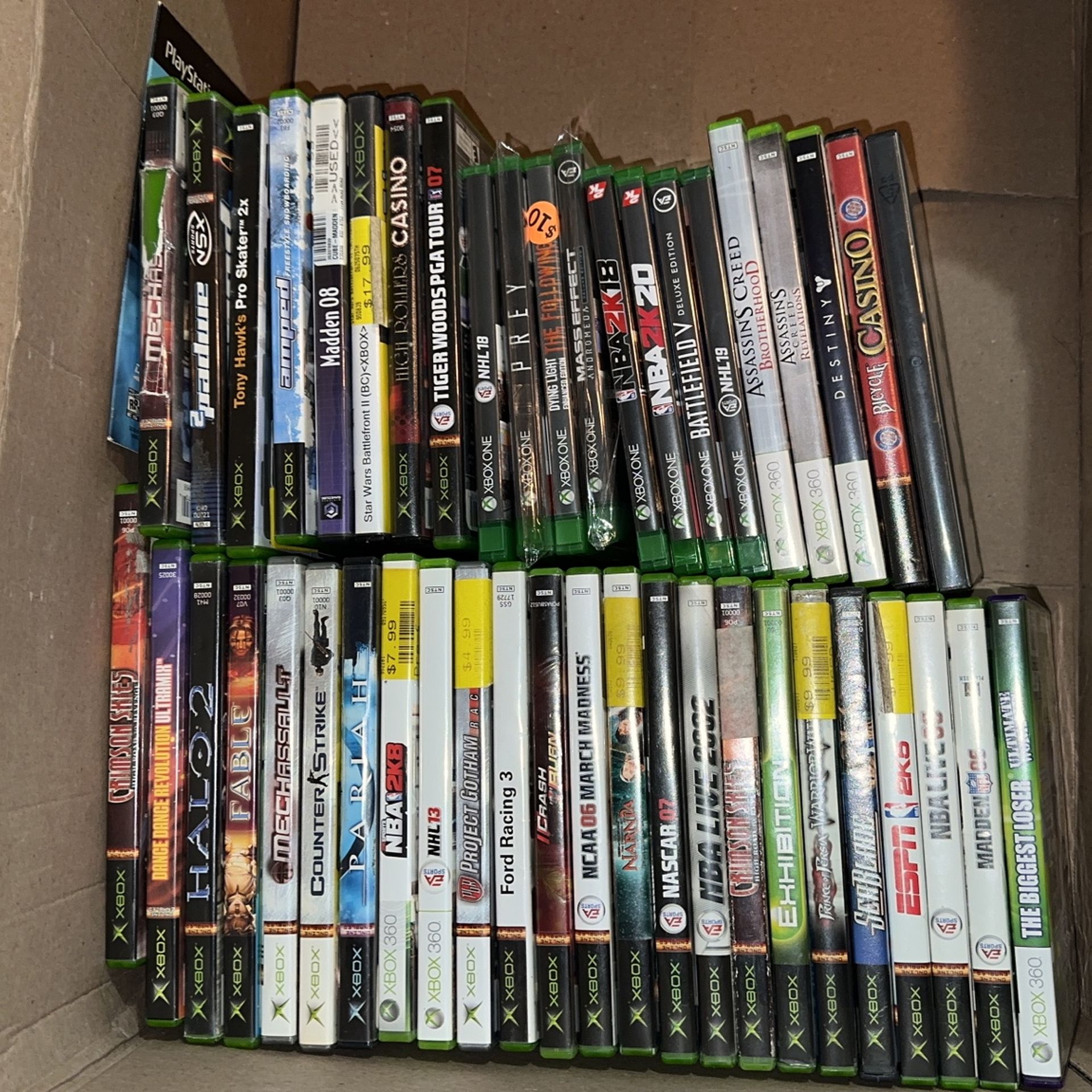 Xbox Game Lot - CIB Xbox 360 Xbox One and Original Xbox