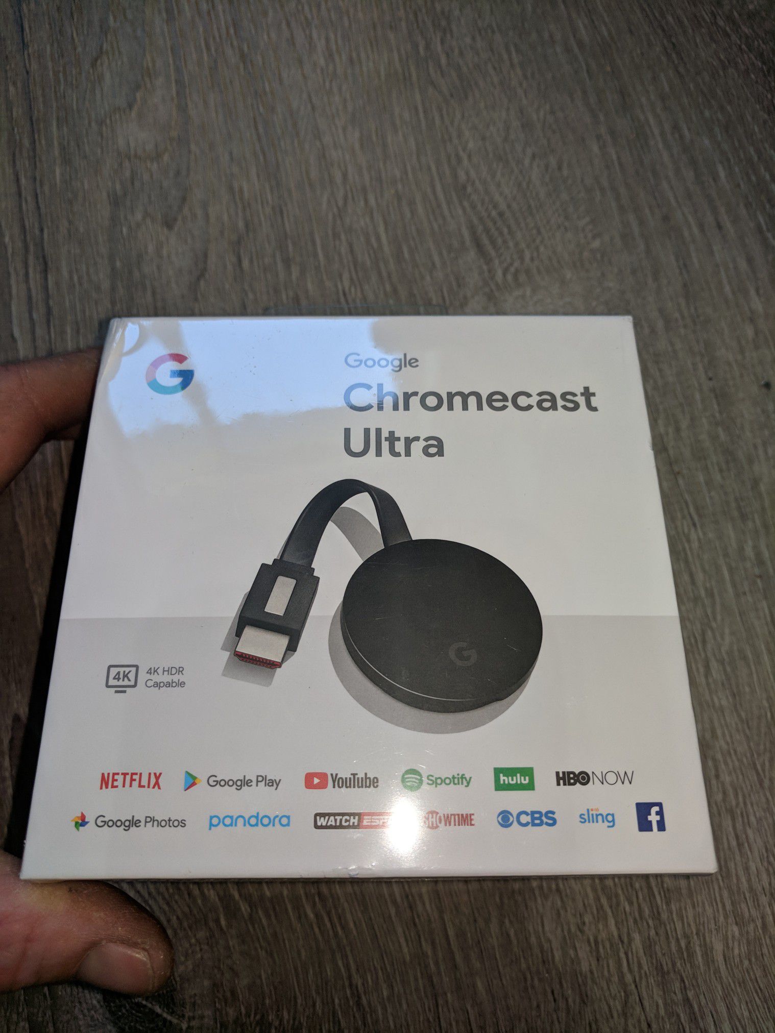 Chrome Cast Ultra Hulu HBOnow Showtime Netflix and way more