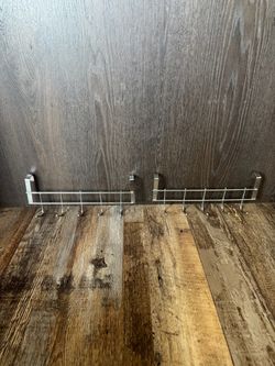 Over-the-Door Hook Rack Set of 2