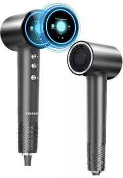 Brushless Ionic Hair Dryer with Display Screen, OHJUMP 3