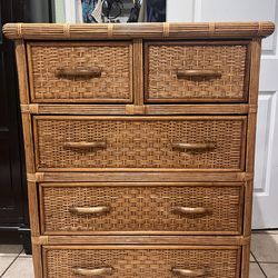 Rattan Dresser
