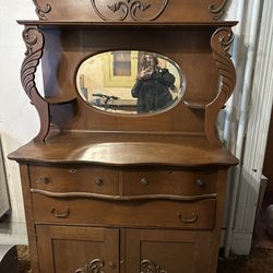 Antique Sideboard Or Buffet