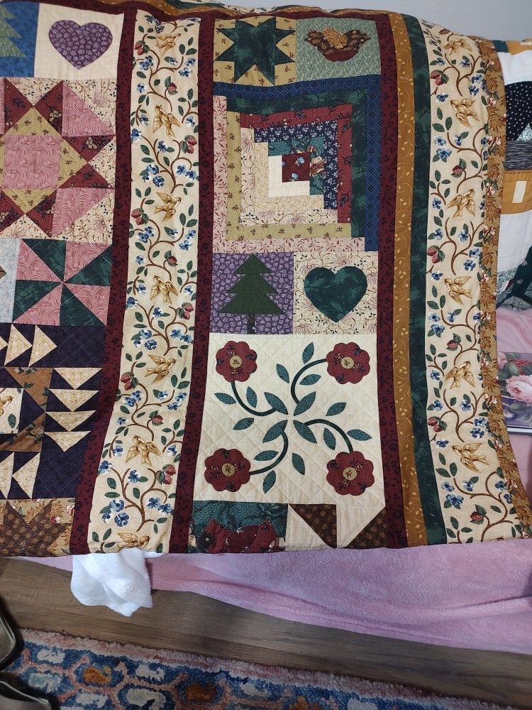 Quilt Sampler Pattern. Hand Quilted