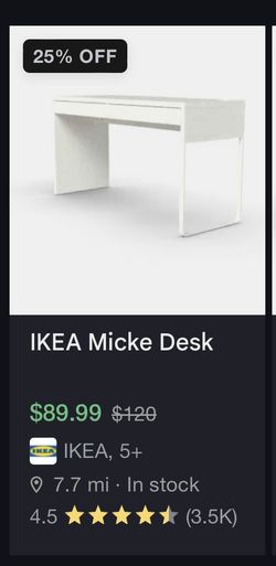 IKEA MICKE Desk