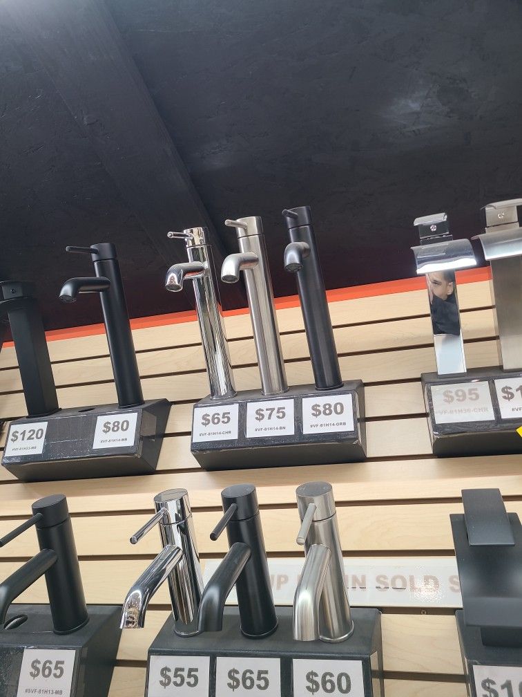 Vessel Bathroom Vanity Faucets Brand New! Available In Chrome, Brushed Nickel, & Oil Rubbed Bronze