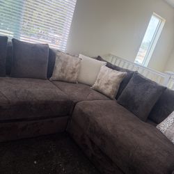 Brown Sectional Sofa