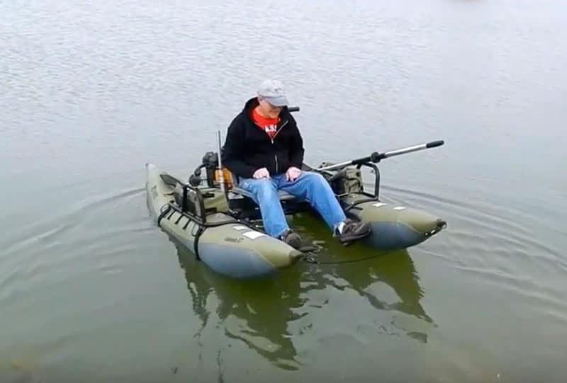 Pontoon Boat With Paddles 