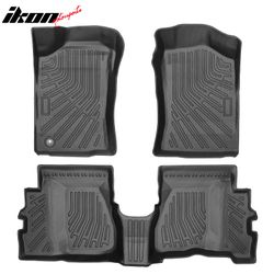 Fits 95-04 Toyota Tacoma XtraCab Anti-Slip Floor Mats All Weather TPE Carpets