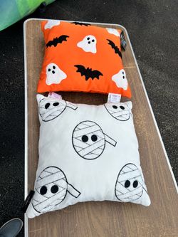 Halloween pillows sold separately