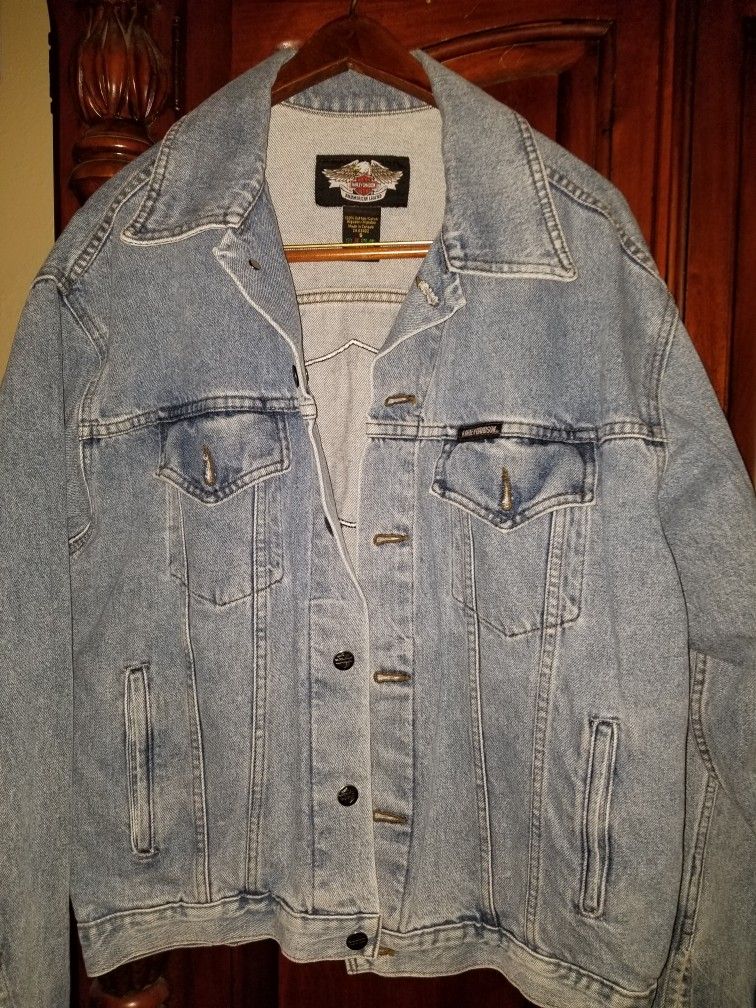 Original Harley Davidson Denim Jeans Jacket