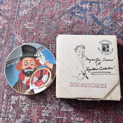 Armstrong's Art Red Skelton Tennis Collector Plate Freddie Numbered Edition